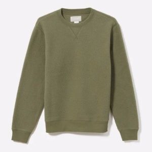 Everlane ReNew Fleece Sweatshirt in Surplus Small